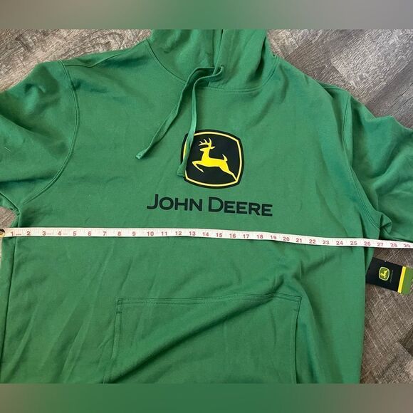 John Deere Core Graphic Logo Hoodie Green- Size XXL - Picture 6 of 8